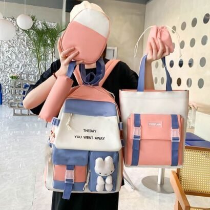 5in1 Backpack Set Unisex Backpack